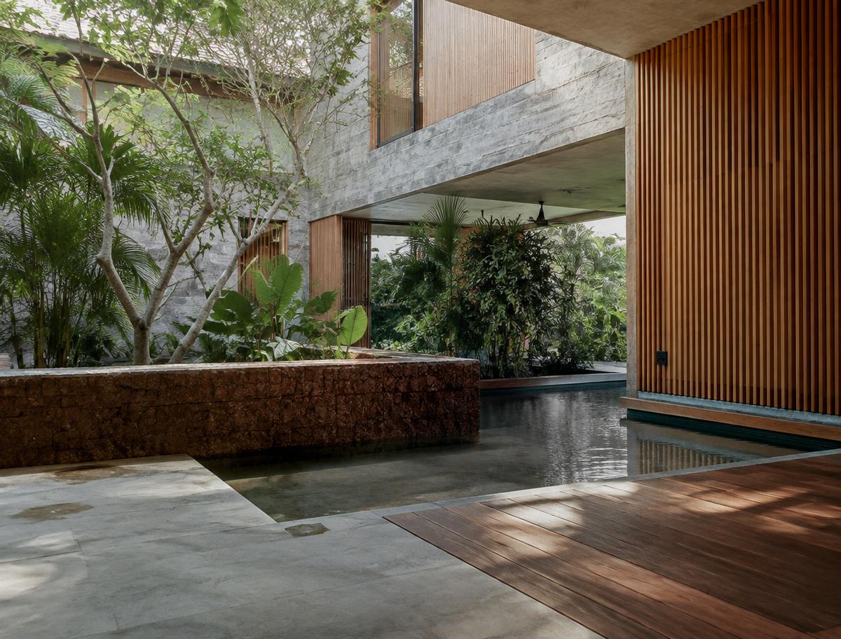 Courtyard residence — visual concept for private residences